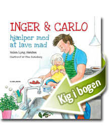 Inger og Carlo hjlper med at lave mad