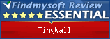 TinyWall rated 5 out of 5 stars, Essential