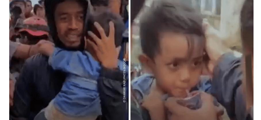 Indonésie : Un garçon de 6 ans sorti vivant des décombres 48h après le séisme 