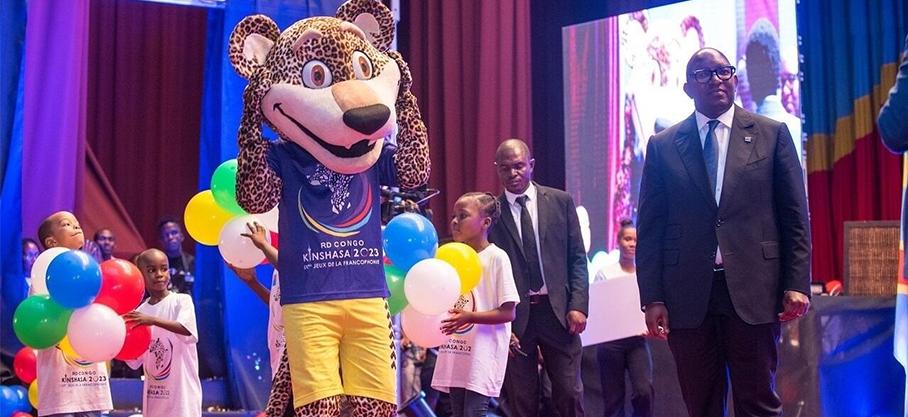 Le Léopard souriant, « Masano » (jeu, en lingala), vient d’être désigné mascotte officielle des IXème Jeux de la Francophonie