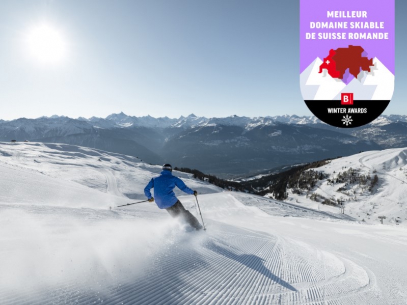 Crans-Montana lue meilleure station de ski de Suisse romande